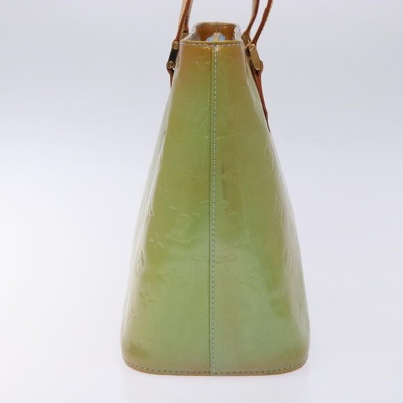 LOUIS VUITTON Monogram Vernis Houston Hand Bag Baby Blue M91005 LV Auth 132764 - Picture 5 of 16